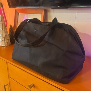 lululemon athletica Black Duffel Bag